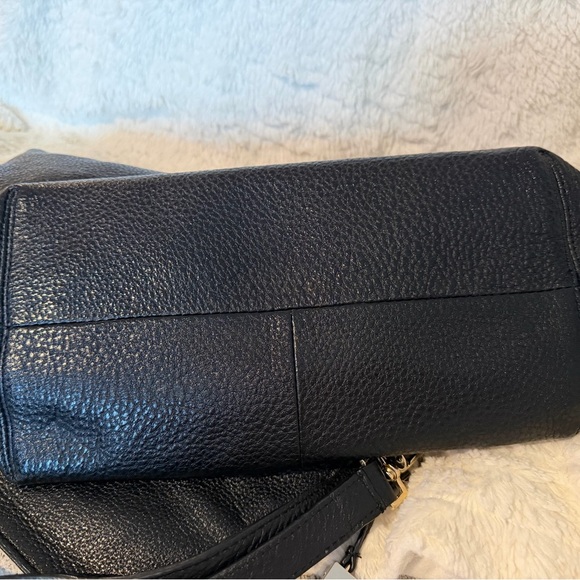 Kate Spade Black Pebbled Leather Shoulder/Crossbody Bag 8x13 - Picture 14 of 15